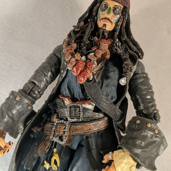 Disney Jack Sparrow Dead Man's Chest PotC Pirates of the Caribbean 6" Toy Figure - Picture 7 of 10